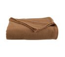 Couverture 100% Pure Laine Vierge "champery" - Champery Chamois - 180 X 240 Cm