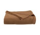 Couverture 100% Pure Laine Vierge "champery" - Champery Chamois - 240 X 260 Cm