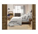 Pack Housse De Couette "gaïa"- "gaze De Coton" - Gaïa Nuage - Pack 4 Pièces - 140 X 190 Cm