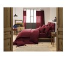 Pack Housse De Couette "gaïa"- "gaze De Coton" - Gaïa Lie De Vin - Pack 4 Pièces - 140 X 190 Cm