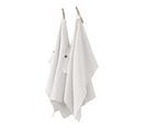 Lot De 2 Essuie-mains Gaze De Coton 50 X 70 Cm Chantilly Blanc