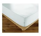 Drap Housse King Size 200 X 200 Cm Bonnet 30 Cm Ambre Bleu Clair