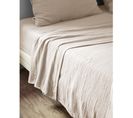 Drap Plat 270 X 300 Cm Double Gaze De Coton Luxe Gaïa Pampa Naturel