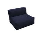 Fauteuil De Jardin Modulable Modulo Bleu Polyester 87x85x62cm