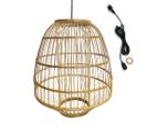 Suspension D'extérieur Avec Cable Mykonos Outdoor Cable Beige Rotin Naturel 5m