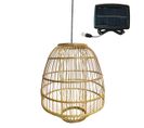 Suspension Solaire Bohème Mykonos Solar Beige Herbe Marine H37cm