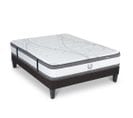 Ensemble Matelas Signature Ressorts Ensachés Accueil Mémoire Et Sommier En Kit - 140 X 200 Cm