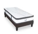 Ensemble Matelas Signature Ressorts Ensachés Accueil Mémoire Et Sommier En Kit - 90 X 190 Cm