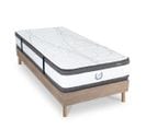 Ensemble Matelas Signature Ressorts Ensachés Accueil Mémoire Et Sommier Kit Bois - 90 X190 Cm