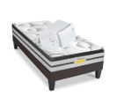 Ensemble Matelas Concorde Ressorts Ensachés Accueil Mémoire + Sommier + Accessoires - 90 X 190 Cm