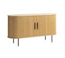 Buffet Bois Naturel Alba 140x45cm