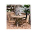 Table De Repas Ronde Bois Massif Clair 120 Cm N°2 - Armal