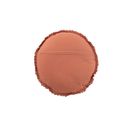 Coussin Rond Mia Dentelles Coton Marron - L 40 X L 40 X H 0 Cm