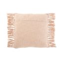 Coussin Carre Losange Coton Polyester Rose - L 50 X L 50 X H 10 Cm