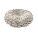 Coussin Viva Rond Polyester Argent - L 43 X L 43 X H 14 Cm