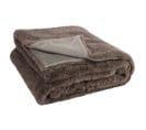 Plaid Cutie Polyester Taupe - L 180 X L 130 X H 4 Cm