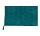 Plaid Fayola Coton Turquoise - L 180 X L 130 X H 0,5 Cm