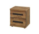 Table De Chevet 2 Tiroirs Bois Tropical - Hades