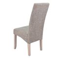 Duo De Chaises Beige Tissus/bois - Pure - L 62 X L 47 X H 108 Cm