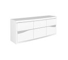 Buffet 3 Portes Blanc Laqué/ LEDs - Esprit