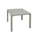 Table D'appoint Carrée En Aluminium Taupe 50 Cm - Nihoa