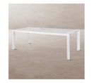 Table De Repas De Jardin En Aluminium Blanc 240 Cm - Nihoa