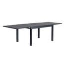 Table De Repas Extensible En Aluminium Gris Anthracite 135-270 Cm - Nihoa