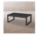 Table Basse En Aluminium Gris Anthracite 90 Cm - Nihoa