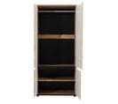 Armoire 4 Portes Battantes Chêne Miel - Cospri - L 84 X L 53.5 X H 192 Cm