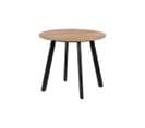 Table De Repas Ronde 90 Cm Bois/métal - Maja