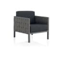 Fauteuil Bas De Jardin Aluminium Gris - Yaiza