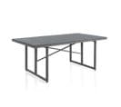 Table De Repas De Jardin 180 Cm Aluminium Gris - Yaiza