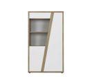 Vaisselier 2 Portes Bois/blanc - Pura