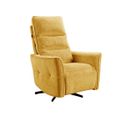 Fauteuil Relax Électrique Pivotant Ocre - Carina