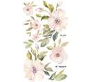 Sticker Fleurs Aquarelles Rosées Pour Décoration Murale 70 X 120 Cm Rose