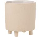 Cache-pot Beige Argile 20,5x20,5x21,5cm