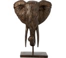 Sculpture Éléphant Marron Résine 51,5x38x76cm