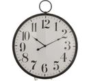 Horloge Murale Blanc Metal 70,5x13x85cm