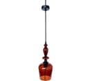 Suspension Rouge Verre 15x15x200 cm