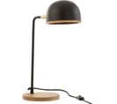 Lampe Bois Clair Fer 23x18x48cm