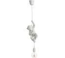 Suspension Blanc Pierre 16,5x12,5x96cm