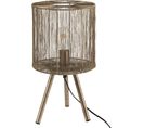 Lampe De Table Marron Fer 25,5x25,5x45,5cm