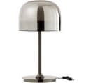 Lampe De Chevet Argent Fer 24x24x44,5cm