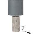 Lampe Gris Ciment 29x29x59cm