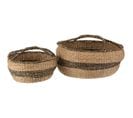 Paniers (x2) Bois Clair Herbiers Marins 60x60x26cm