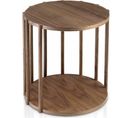 Table D’appoint Bois Foncé 45x45x47cm