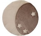 Tapis De Sol Molletonné Bébé Rond Beige 120x120x3cm