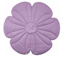 Tapis De Sol Molletonné Bébé Fleurs Violet 110x110x3cm