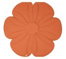 Tapis De Sol Molletonné Bébé Fleurs Orange 110x110x3cm