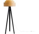 Lampadaire Flete Rotin Noir 50 X 50 X 30 Cm